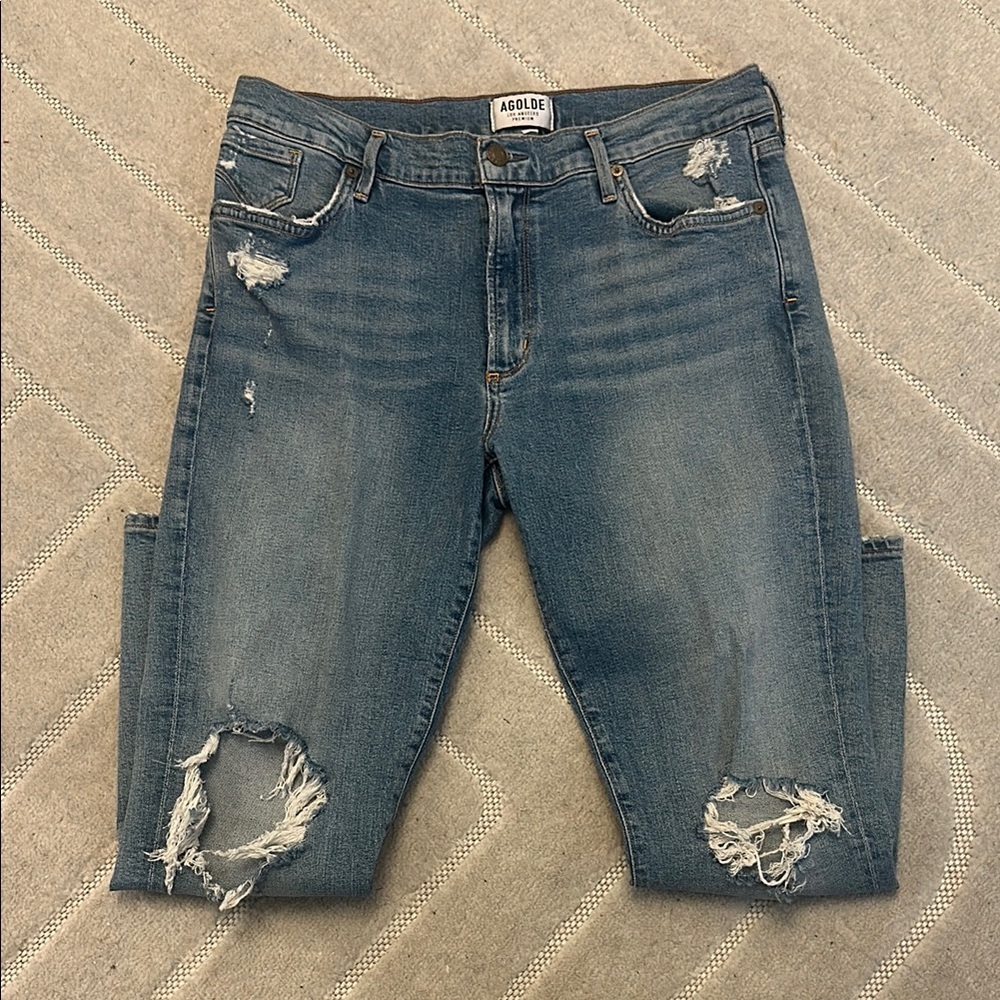 Agolde Sophie High Rise Skinny Crop
